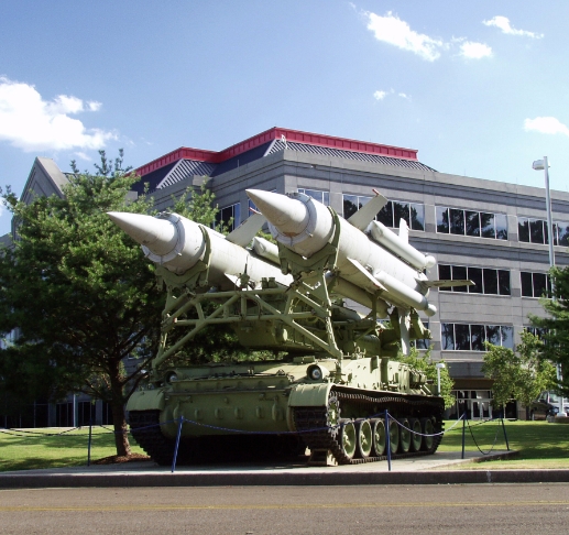 Image of a mobile missile launcher.