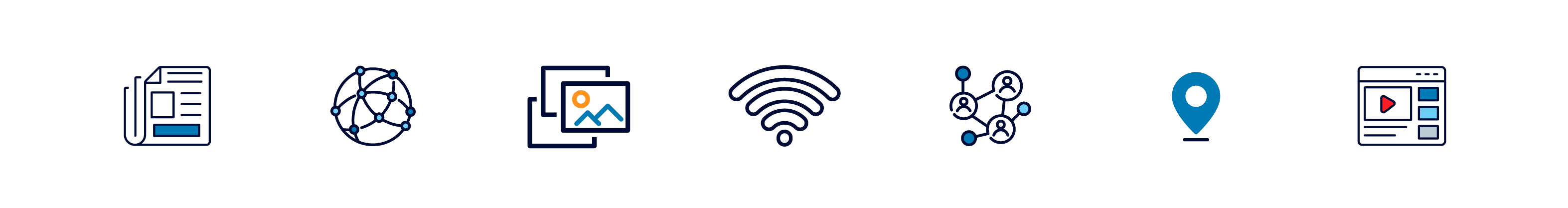 Image of stock icons